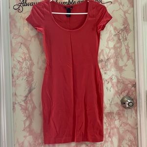 Pink neon bodycon dress